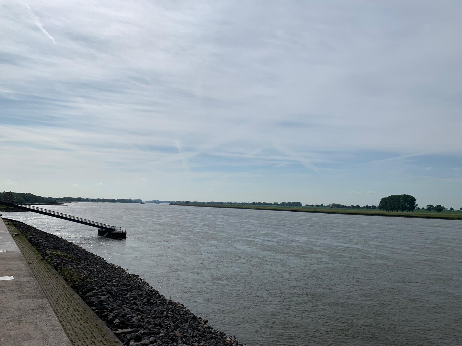 Weids uitzicht over de Rijn